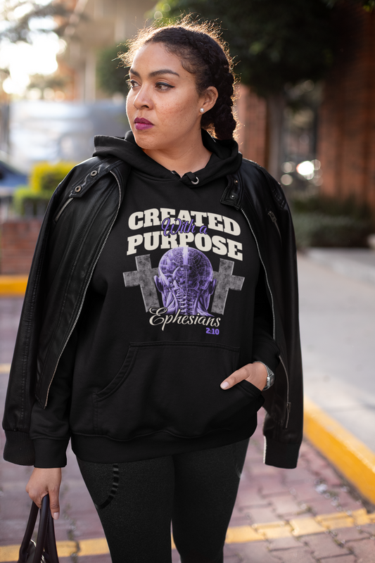 creat with a purpose hoodie