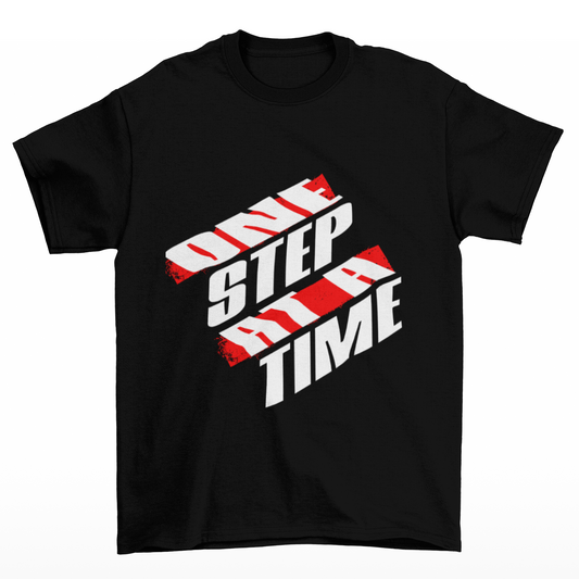 One stap at a time t-shirt